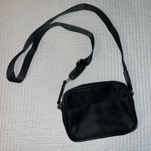 a new day nylon black crossbody purse
